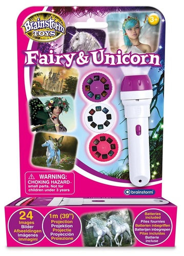 ערכת פנס מקרן לציור - 6 תמונות פיות וחדי קרן