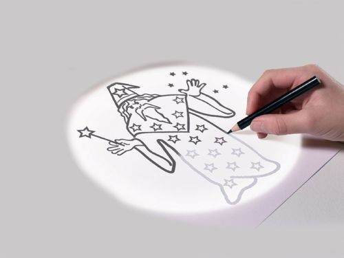 ערכת פנס מקרן לציור - 6 תמונות פיות וחדי קרן