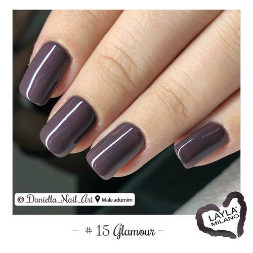 לק ג'ל לילה מילאנו #15 Glamour
