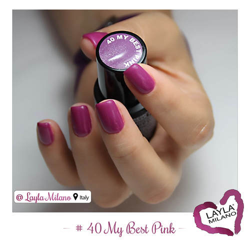 לק ג'ל לילה מילאנו #40 My Best Pink