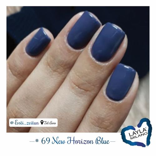 לק ג'ל לילה מילאנו #69 New Horizon Blue