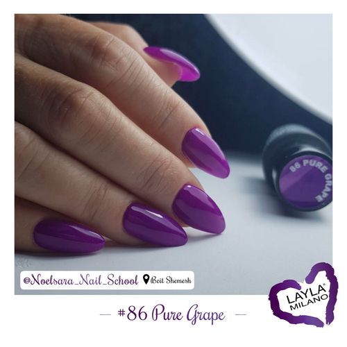 לק ג'ל לילה מילאנו #86 Pure Grape