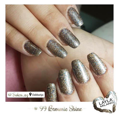 לק ג'ל לילה מילאנו #99 Brownie Shine