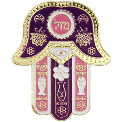 מגנט חמסה מתכת צבעוני 