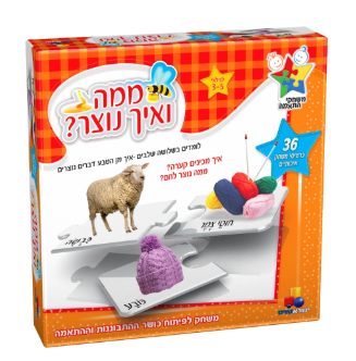 ממה ואיך נוצר - פיתוח כושר ההתבוננות בתמונה ויכולת ההתאמה ופיתוח הזיכרון החזותי