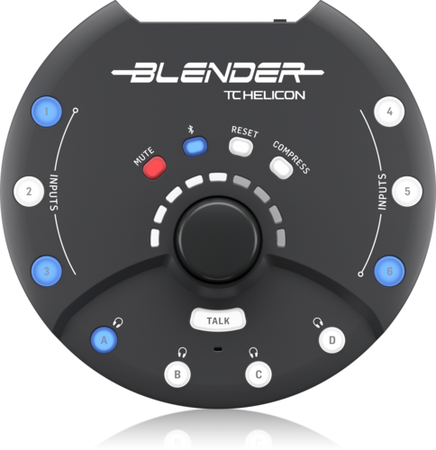 TCHELICON BLENDER מיקסר סטריאו 12X8 כרטיס קול ושלט במוצר אחד !