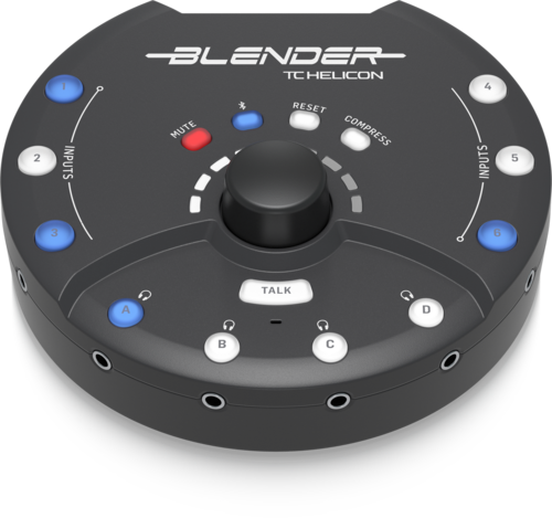 TCHELICON BLENDER מיקסר סטריאו 12X8 כרטיס קול ושלט במוצר אחד !