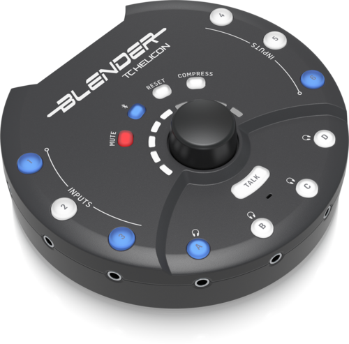 TCHELICON BLENDER מיקסר סטריאו 12X8 כרטיס קול ושלט במוצר אחד !