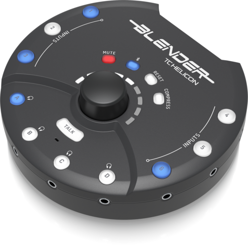 TCHELICON BLENDER מיקסר סטריאו 12X8 כרטיס קול ושלט במוצר אחד !