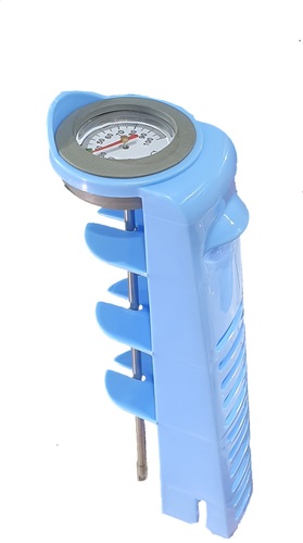 אמבטיה לתינוק POOL עם מעמד מתקפל, מד טמפרטורה, מושב פנימי ומד חום - לבן/אפור