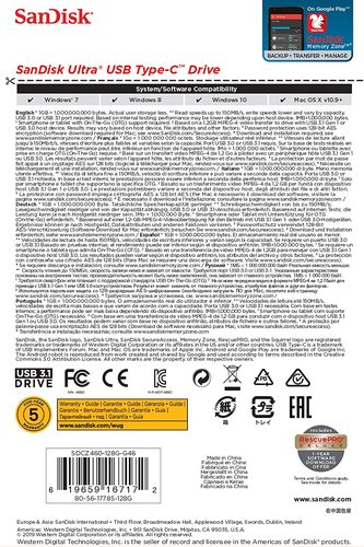 דיסק און קי SanDisk SDCZ460-128G סנדיסק