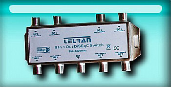 Telran 8 in 1 Diseqc Switch