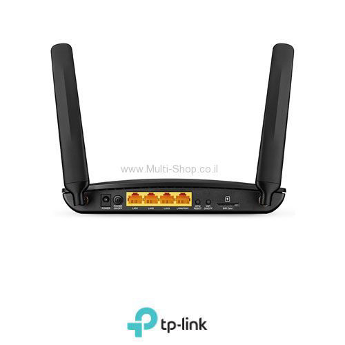 ראוטר TP-LINK Archer MR200 AC750 Wireless Dual Band 4G LTE - זמין במלאי