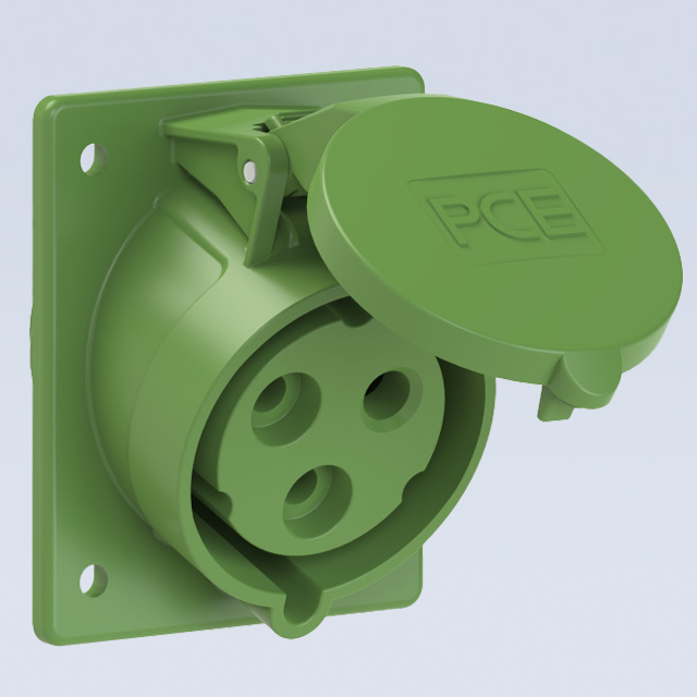 שקע לפנל זווית 400V 500V - IP44-3X32A