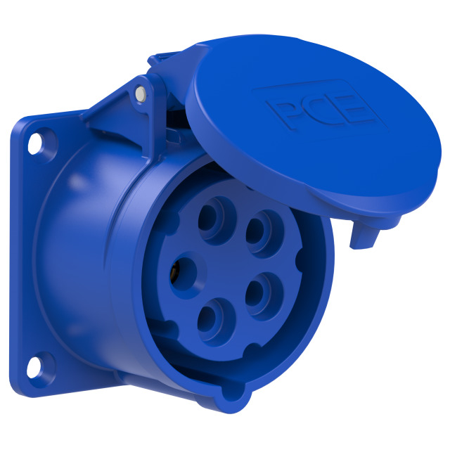 שקע לפנל ישר 230V- IP44-5X16A