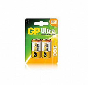 2 סוללות Ultra Alkaline C מבית GP