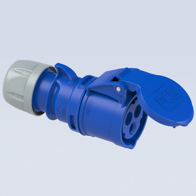 שקע נייד IP44 - 230V-3X32A