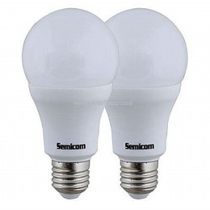 נורות לד זוג Semicom E27/10W A60 TEVA סמיקום