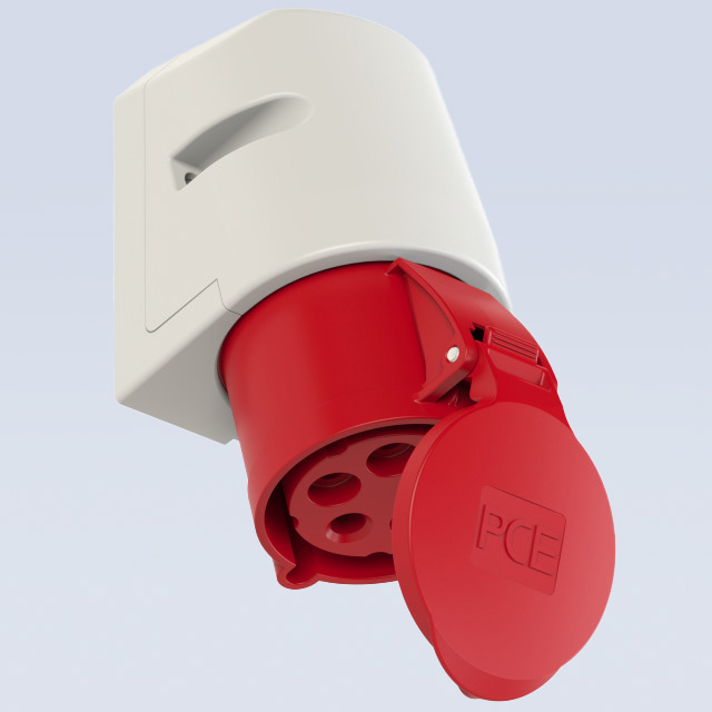 שקע קיר IP44 - 400V-5X32A
