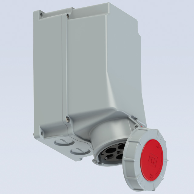 שקע קיר IP67 - 400V-5X125A