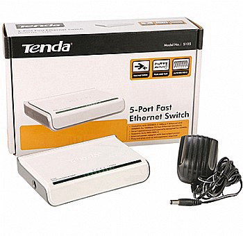 רכזת רשת/ממתג Tenda S105 זמין במלאי