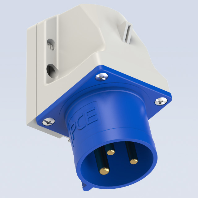 תקע לקיר 230V - IP44-3X32A