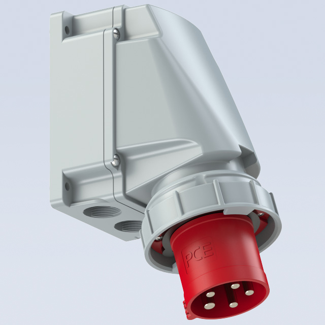 תקע לקיר 400V - IP67-5X63A