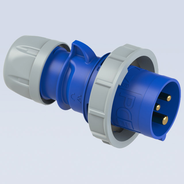 תקע נייד 230V - IP67-3X16A