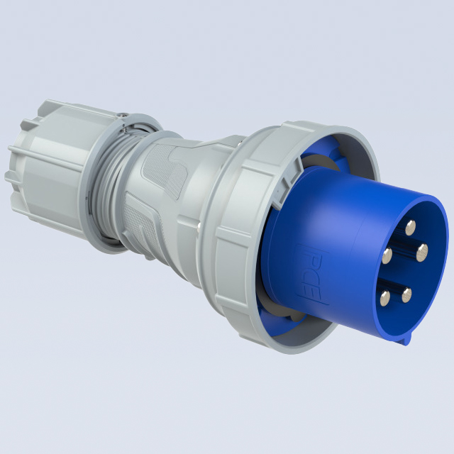 תקע נייד 230V - IP67-5X125A
