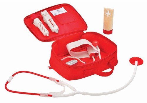 תיק רופא מבד לילדים 7 חלקים