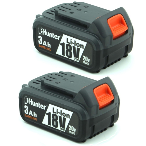 פטישון נטען 18V במזוודה 2 סוללות - הנטר