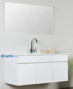 ארון אמבטיה פורמיקה דגם BR3164_2 מידה 60-120 סמ