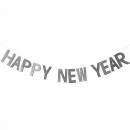 שרשרת HAPPY NEW YEAR שחור כ 2 מטר