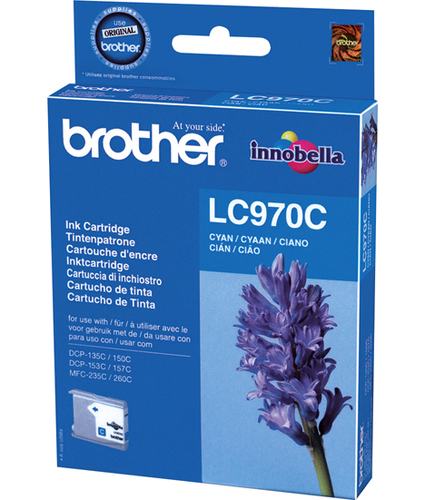 ראש דיו כחול מקורי BROTHER   LC970C