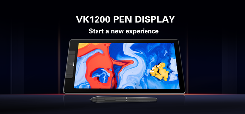 לוח (מסך) גרפי אלקטרוני VEIKK VK1200 11.6'' Graphic Drawing Monitor