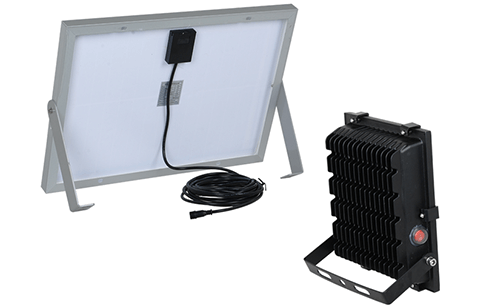 פנס סולארי+ פרוזקטור 50W