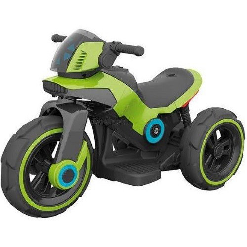 6V אופנוע פוליס ירוק