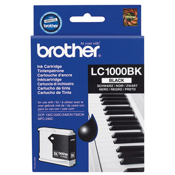 ראש דיו שחור מקורי BROTHER   LC1000BK