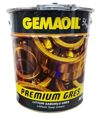 גריז ליתיום GEMAOIL LITYUM EP-2 16KG צהוב