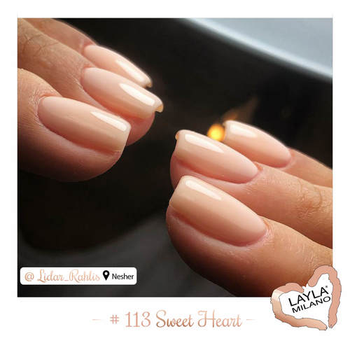 לק ג'ל לילה מילאנו #113 Sweet Heart