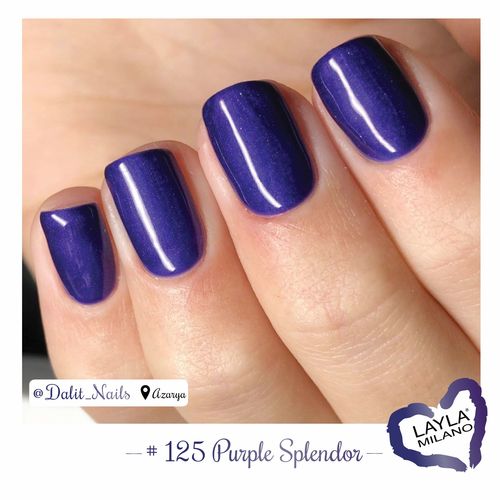 לק ג'ל לילה מילאנו #125 Purple Splendor