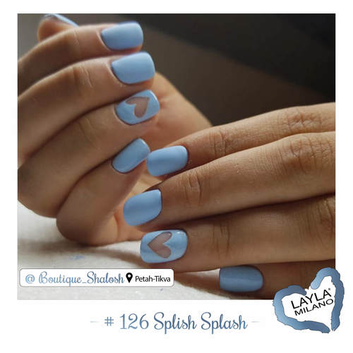 לק ג'ל לילה מילאנו #126 Splish Splash