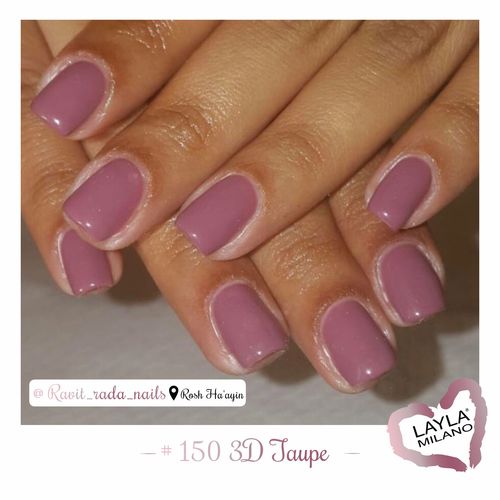 לק ג'ל לילה מילאנו #150 3D Taupe