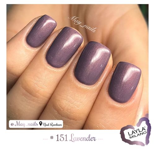 לק ג'ל לילה מילאנו #151 Lavender