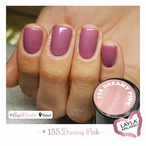 לק ג'ל לילה מילאנו #155 Dreamy Pink
