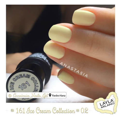 לק ג'ל לילה מילאנו #161  02 Ice Cream Collection 