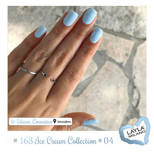 לק ג'ל לילה מילאנו #163  04 Ice Cream Collection 