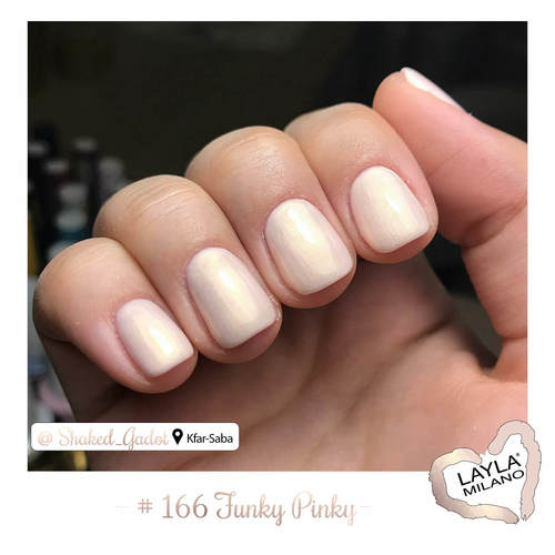 לק ג'ל לילה מילאנו #166 Funky Pinky 