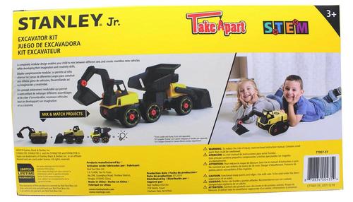 מחפרון מודולארי עם כף, דמות ומברג - 21 חלקים