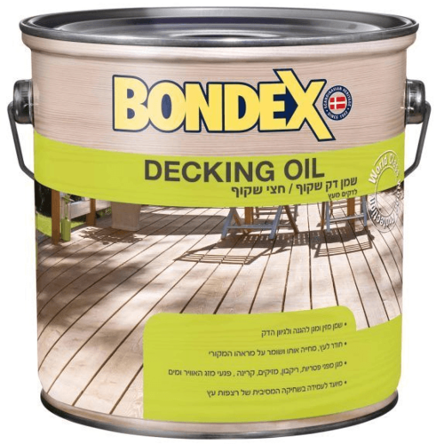 שמן דק בונדקס שקוף bondex גלון 
